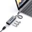 Satechi Type-C 2 in 1 USB HUB with Ethernet Space Grey