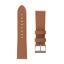FIXED Leather Strap for Smartwatch 22mm wide, brown