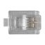 ACT RJ11 (6P/4C) modulaire connector for round cable with solid conductors