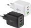 USB hálózati gyorstöltő 1xUSB-C 3.1 (65W) fehér GOOBAY (61762)