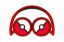 OTL Technologies Pokémon Pokeball Bluetooth Headset Red