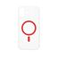 Dviced Magsafe iPhone 16 clear case Red