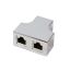 Logilink Modular T-adapter 1 x RJ45 female to 2 x RJ45 female socket