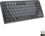 Logitech MX Mechanical Mini Minimalist Illuminated (CLICKY) US grafitszürke vezeték nélküli 