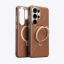 Torras Ostand Q3 VegSkin case for Samsung Galaxy S26 Ultra Amber Brown