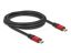 DeLock USB 2.0 Cable USB Type-C male to male 2m Red Metal