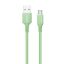 ColorWay USB to Type-C cable (soft silicone) 2.4A 1m Green