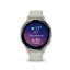 Garmin Venu 3S Silver Stainless Steel Bezel with Sage Grey Case and Silicone Band