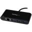 Startech 3 Port USB-C Hub with Gigabit Ethernet & 60W Power Delivery Passthrough Laptop Charging
