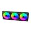 Ventaris VGCF120-3F Tempest RGB Fan 3-pack Black