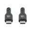 Manhattan USB 2.0 Type-C Device Cable 2m Black