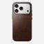 Nomad Traditional Leather (Horween) case for iPhone 17 Pro Rustic Brown
