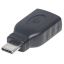 Manhattan USB-C to USB-A Adapter Black