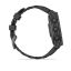 Garmin Fenix E Slate Grey steel with Black silicone band