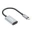 Manhattan 4K@60Hz USB-C to HDMI Adapter Aluminum Grey