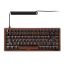 Sharkoon Skiller SGK50 S3 Wood PBT Gaming Keyboard Brown/Black UK