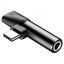 Baseus L41 Type-C (input) for Type-C female connectors + 3.5 mm female connector adapters Black