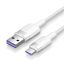 Vention USB 2.0 A Male to C Male 6A Aluminum Alloy Type cable 1m White