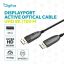 Digitus DisplayPort AOC Hybrid fiber optic UHD 8K cable 80m Black