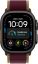 Apple Watch Ultra 4 Cellular 49mm Black Titanium Case with Burgundy Trail Loop M/L