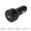 ACT 2-port USB-C Fast Car Charger 95W with PD, QC and GaNFast Black