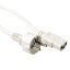 ACT Powercord mains connector Schuko CEE 7/7 male (straight) - C13 IEC 1,5m Ivory