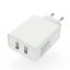 ColorWay AC Charger ColorWay 2USB AUTO ID 4.8A (24W) White