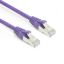ACT CAT6A SFTP Patch cable 0,25m Purple