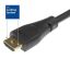 ACT HDMI Premium Certified Locking v2.0 HDMI-A male - HDMI-A male cable 0,9m Black
