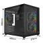 Rampage Lumid Tempered Glass Black