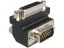DeLock Adapter DVI 24+5 pin female > VGA 15 pin male 90° angled