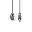Nedis Balanced Audio Cable XLR 3-Pin Female - 6.35mm Male 1,5m Black