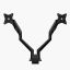 Arozzi Alzare Neo Duo Gas Spring Monitor Arm Black