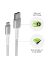 dbramante1928 re-charge Pro USB-A to USB-C Braided Cable 2,5m White