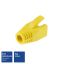 ACT RJ45 boot for 8.0 mm cable Yellow