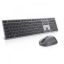 DELL KM7321W billentyűzet Egér mellékelve RF vezeték nélküli + Bluetooth QWERTY Nemzetközi amerikai Szürke, Titán