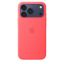 Apple iPhone 17 Pro Max Silicone Case with MagSafe Bright Guava