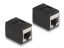 DeLock RJ45 jack to RJ45 jack CAT6A Black