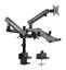 Gembird MA-DA3-02 Desk mounted adjustable monitor arm with notebook tray (full-motion) 17