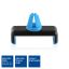 ACT Smartphone car mount placement in the air vent metal clip Black/Blue