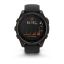 Garmin fenix 8 47mm Solar Sapphire Carbon grey DLC titanium with Black/pebble grey silicone band
