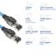 ACT CAT6A S-FTP Patch Cable 50m Blue