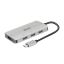 Club3D USB Gen2 Type-C to 10Gbps 4x USB Type-A Hub Silver