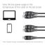 Club3D CAC-2508 USB-C Safe Cable with Power Meter 240W No Data 2m Black