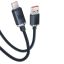 Baseus Crystal Shine USB-C Cable 1,2m Black