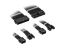 Kábel Modding Kolink Core Standard fonott hosszabbító kit - Jet Black