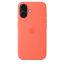 Apple iPhone 16 Silicone Case with MagSafe Tangerine (Seasonal)
