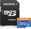 A-Data 512GB microSDXC Premier UHS-I U1 Class 10 V10 + adapterrel