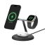 Belkin BoostCharge Pro Wireless magnetic 3-in-1 charging station with Qi2 (15 W) Black