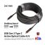 Club3D USB Gen2 Type C Active Optical A/V Unidirectional M/M cable 20m Black